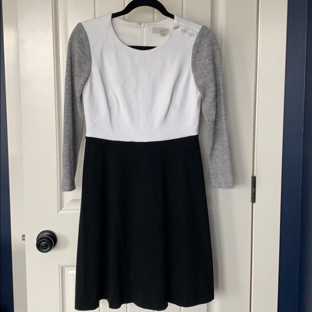 Loft Colour Block Dress